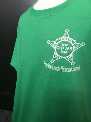 Tee Shirt "The Old Jail 1818" Green (M)
