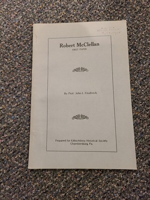 Robert McClellan First Paper