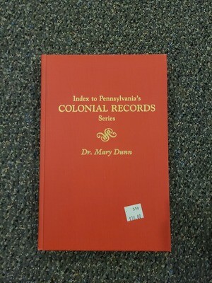 Index to Pennsylvania Colonial Record