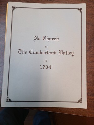 No Church in the Cumberland Valley in 1734