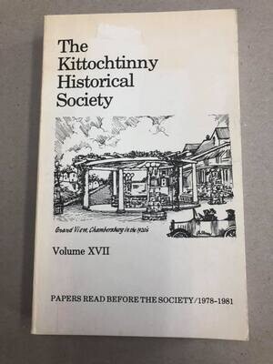 Kittochtinny Papers Vol. XVII USED