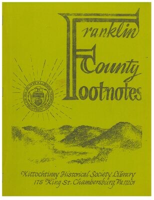 Franklin County Footnotes 1982 Vol. 3 No. 3