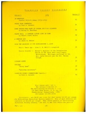 Franklin Co. Footnotes 1983 Vol. 4 No. 2