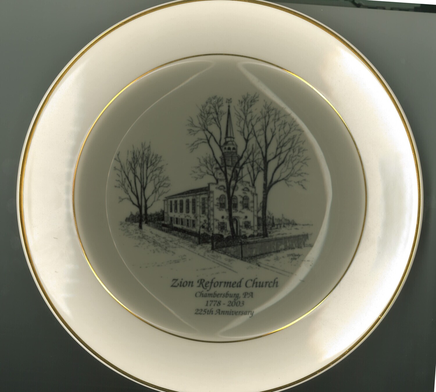 Zion Reformed 225th Anniversary Plate