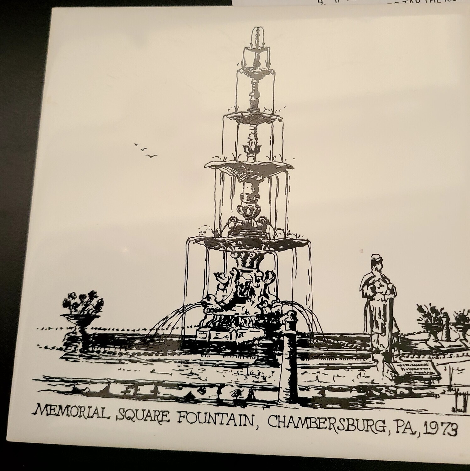 F&amp;M Trust Historical Tile Fountain