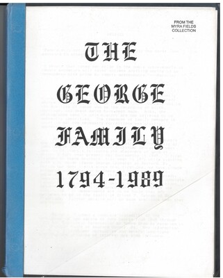 The George Family 1794-1989