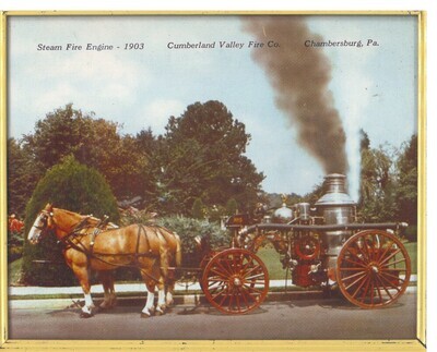 Steam Fire Engine Dairy Calendar