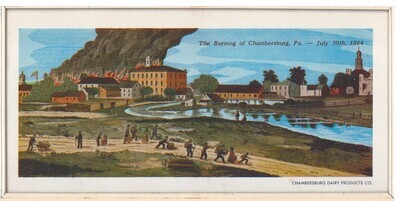 The Burning of Chambersburg Dairy Calendar