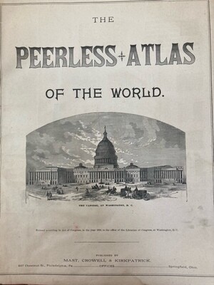 Peerless Atlas of the World 1889