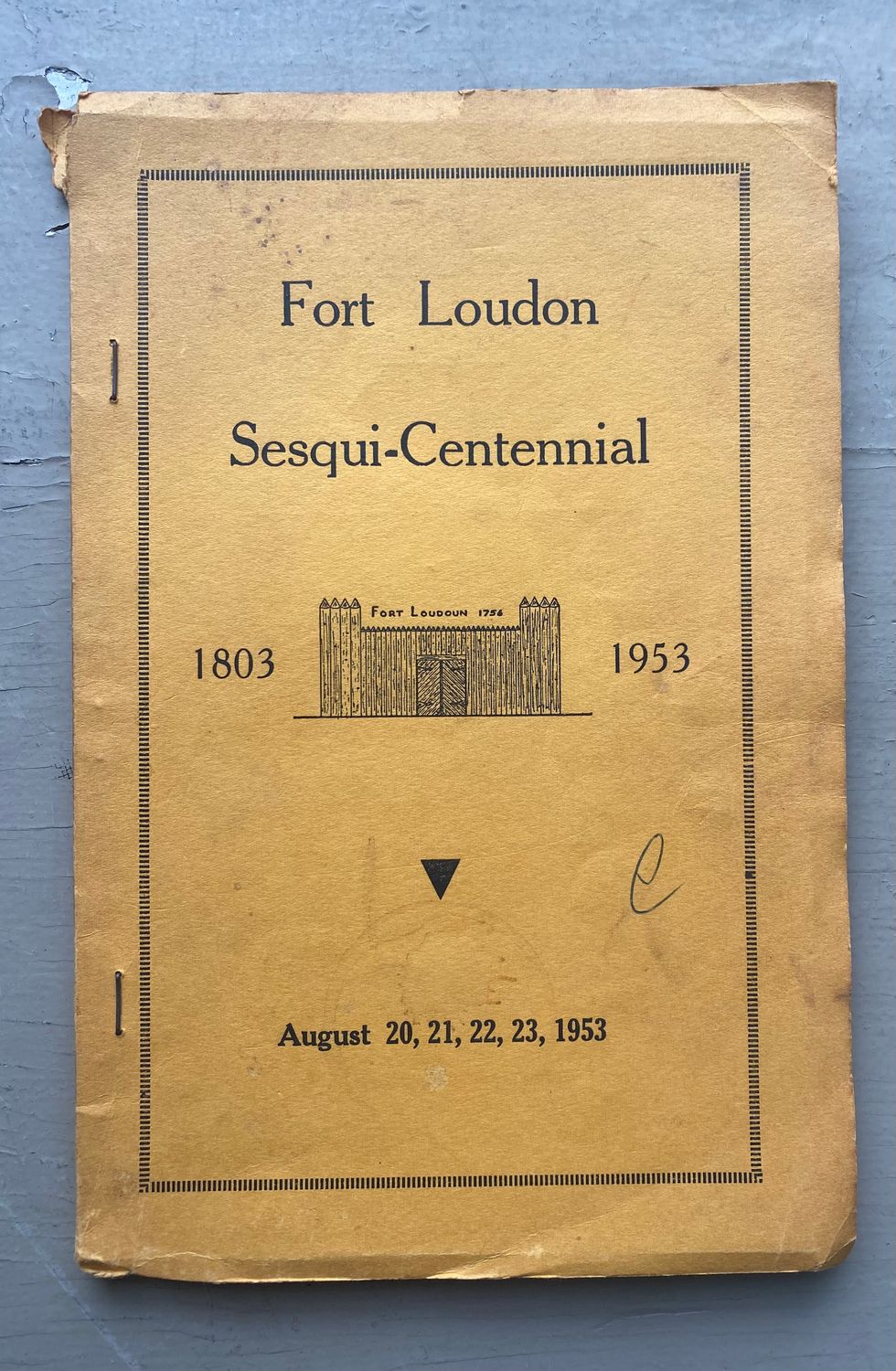 Fort Loudon Sesqui-Centennial