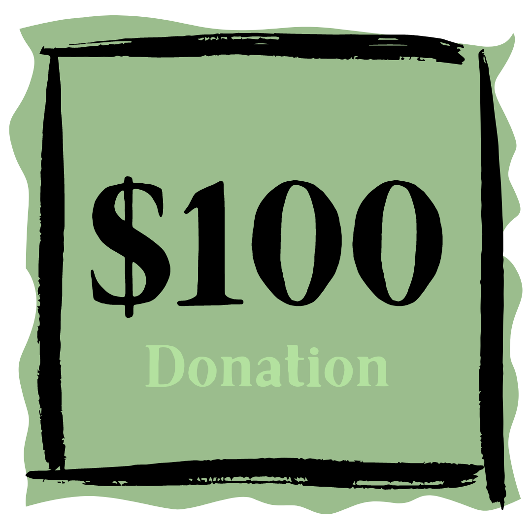 F - $100.00 Donation
