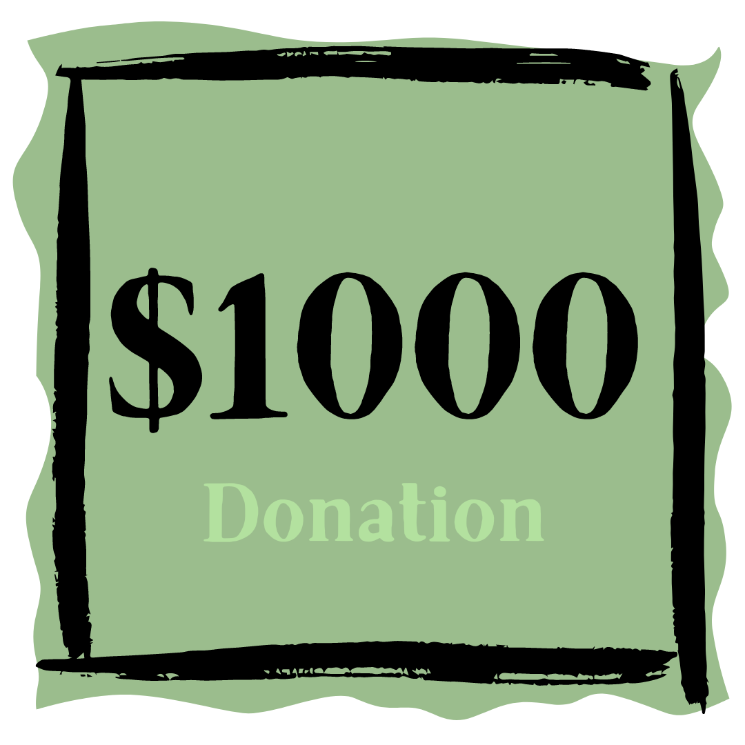 $1,000.00 Donation
