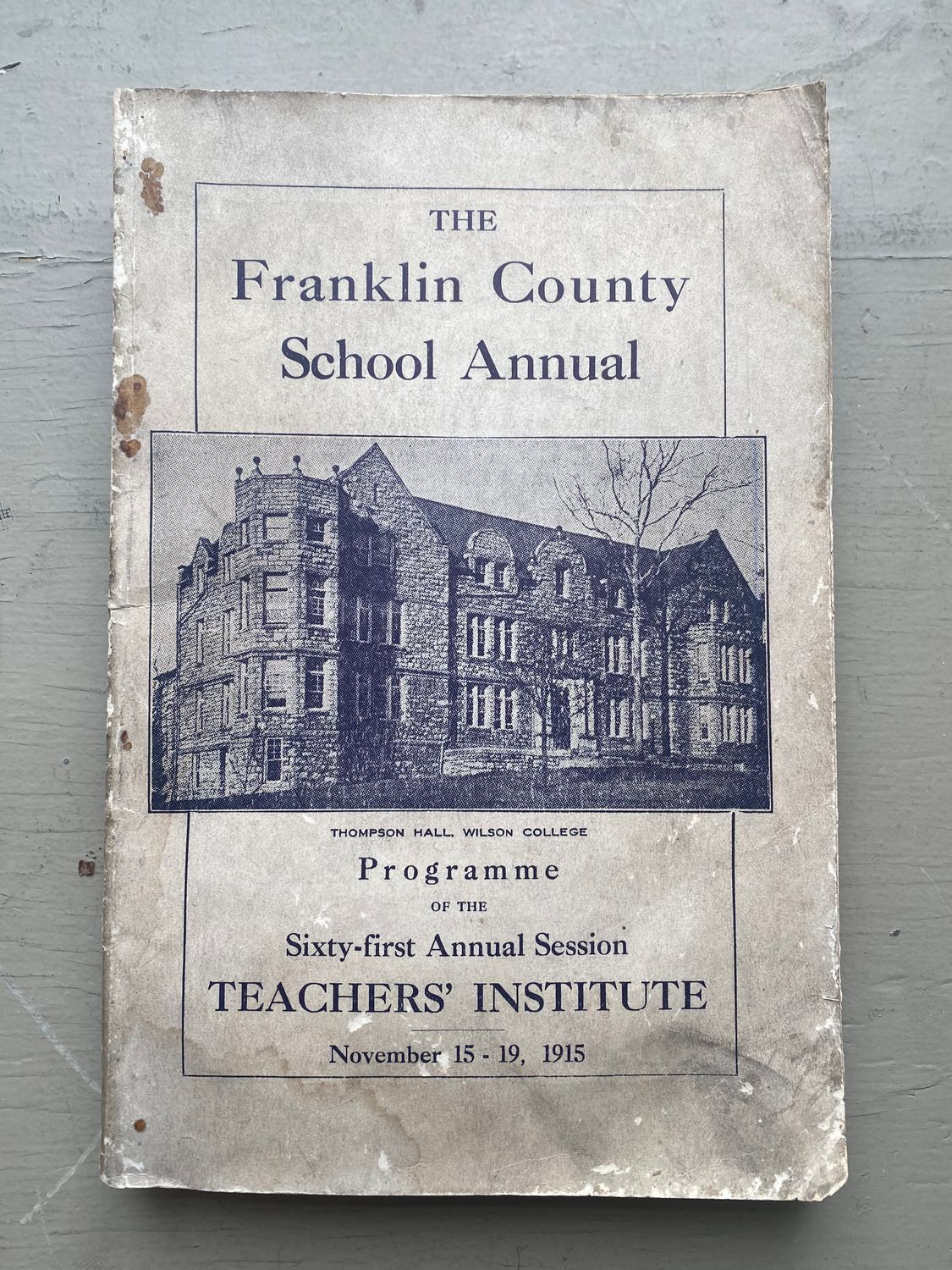 1915 Franklin County School Annual