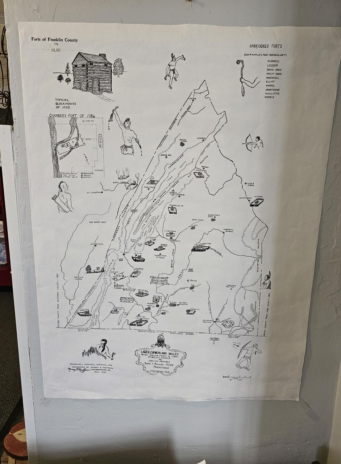 Forts of Franklin County 11x17