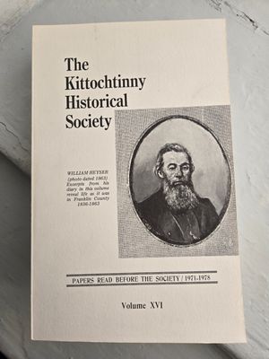 Kittochtinny Historical Society Papers XVI - Journal Vol 16