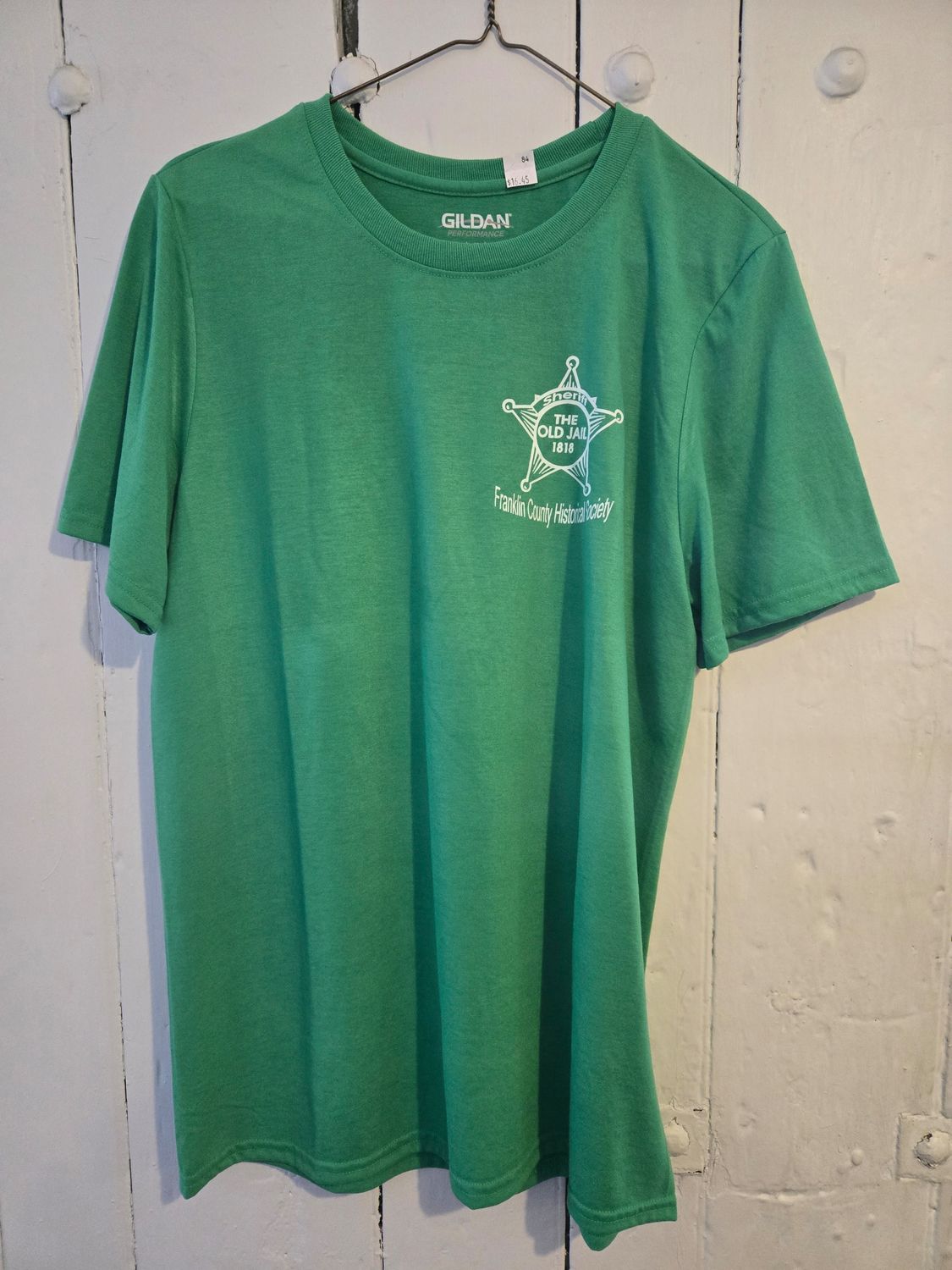 T-Shirt &quot;The Old Jail 1818&quot; Green (Adult M)