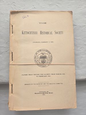 Franklin County Historical Society Papers Vol IV 1903-1905 Journal Volume 4 USED