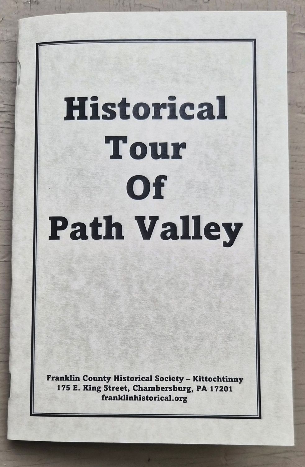Historical Tour Of Path Valley