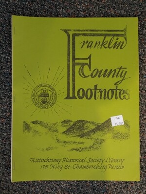 Franklin County Footnotes 1982 (KHS) Vol. 3 No. 2