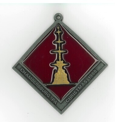 Chambersburg Fountain 1988 Ornament