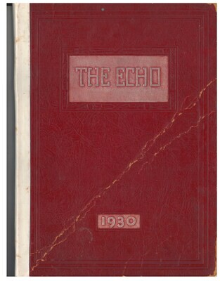 1930 CHS Echo Yearbook
