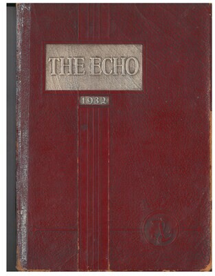 1932 CHS Echo Yearbook