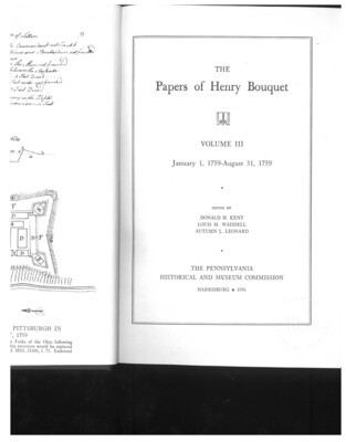 The Papers of Henry Bouquet Vol. III