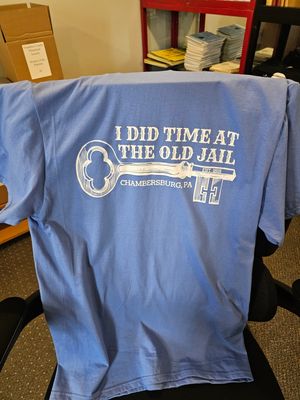 I Did Time at the Old Jail T-Shirt - L BLUE