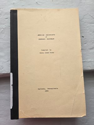 American Descendants of Eberhard Reinemann compiled by Henry James Young