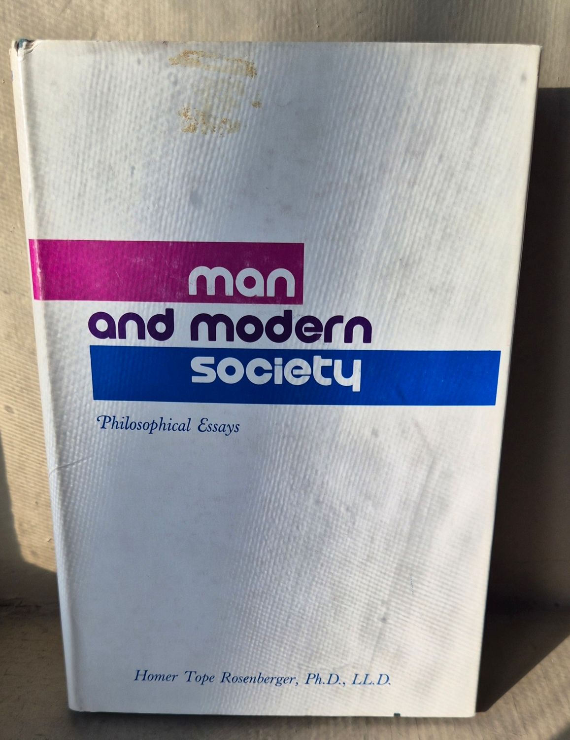 Man and Modern Society