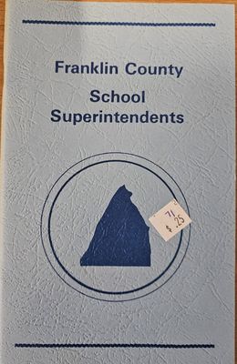 Franklin County School Superintendents 1977