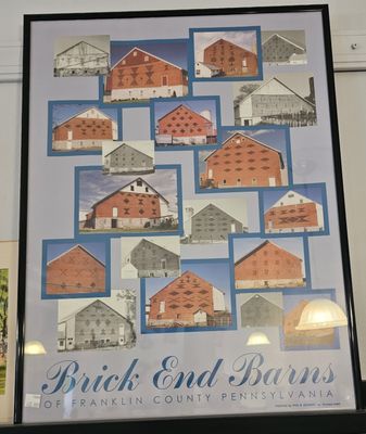 Brick End Barns of Franklin County Pennsylvania (framed)