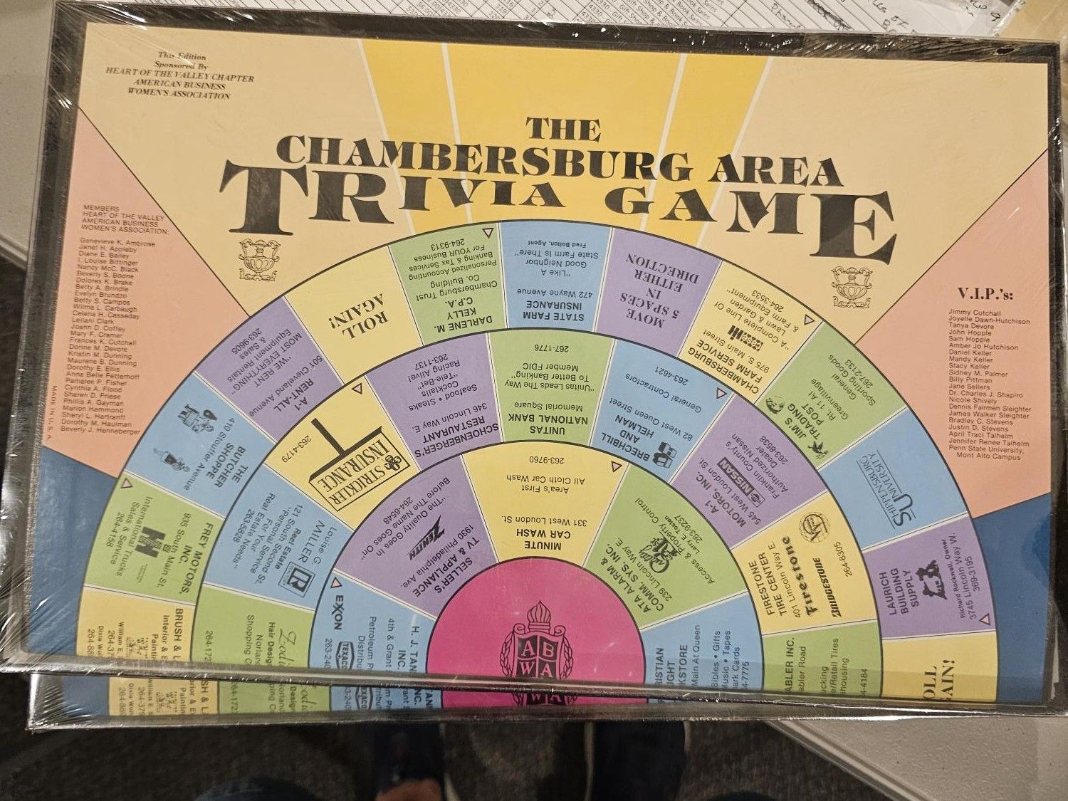 The Chambersburg Trivia Game