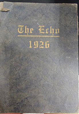 1926 CHS Echo Yearbook