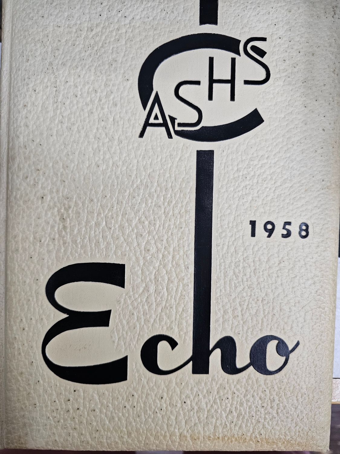 1958 CASHS Echo Yearbook
