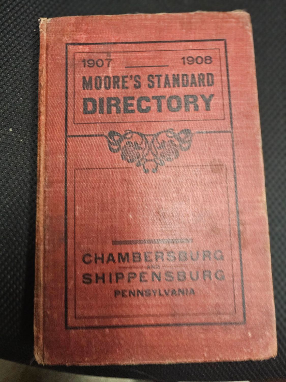 Moores Standard Directory 1907 1908
