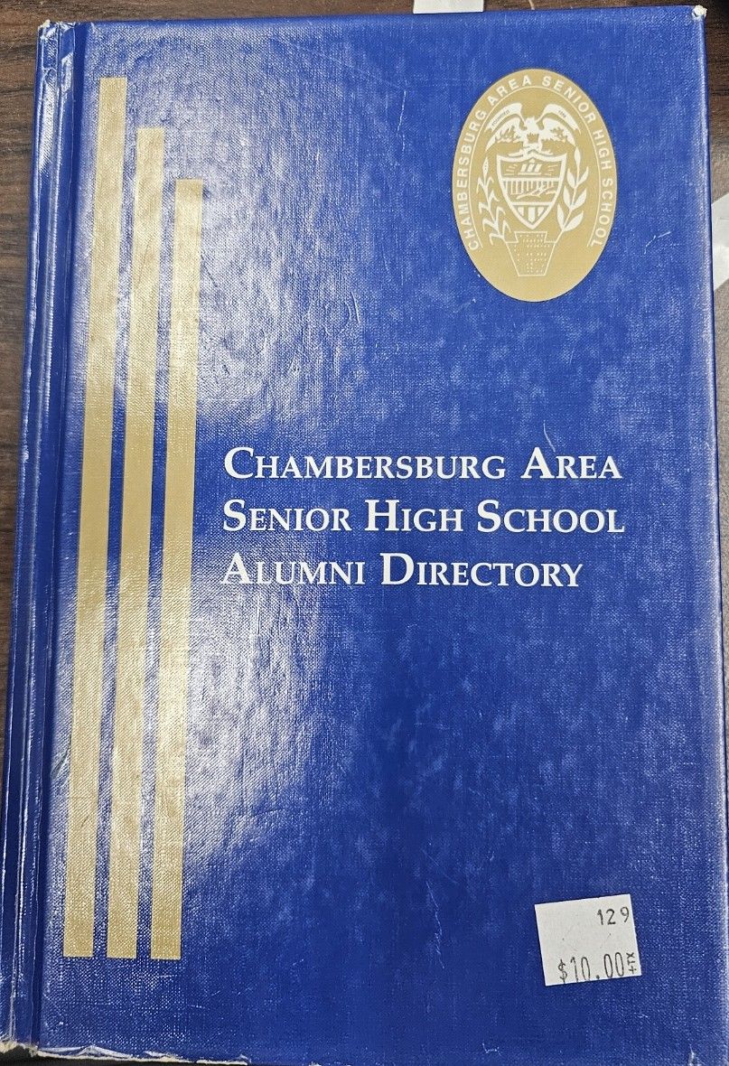 Chambersburg Senior High Alumni Directory Edition 1995
