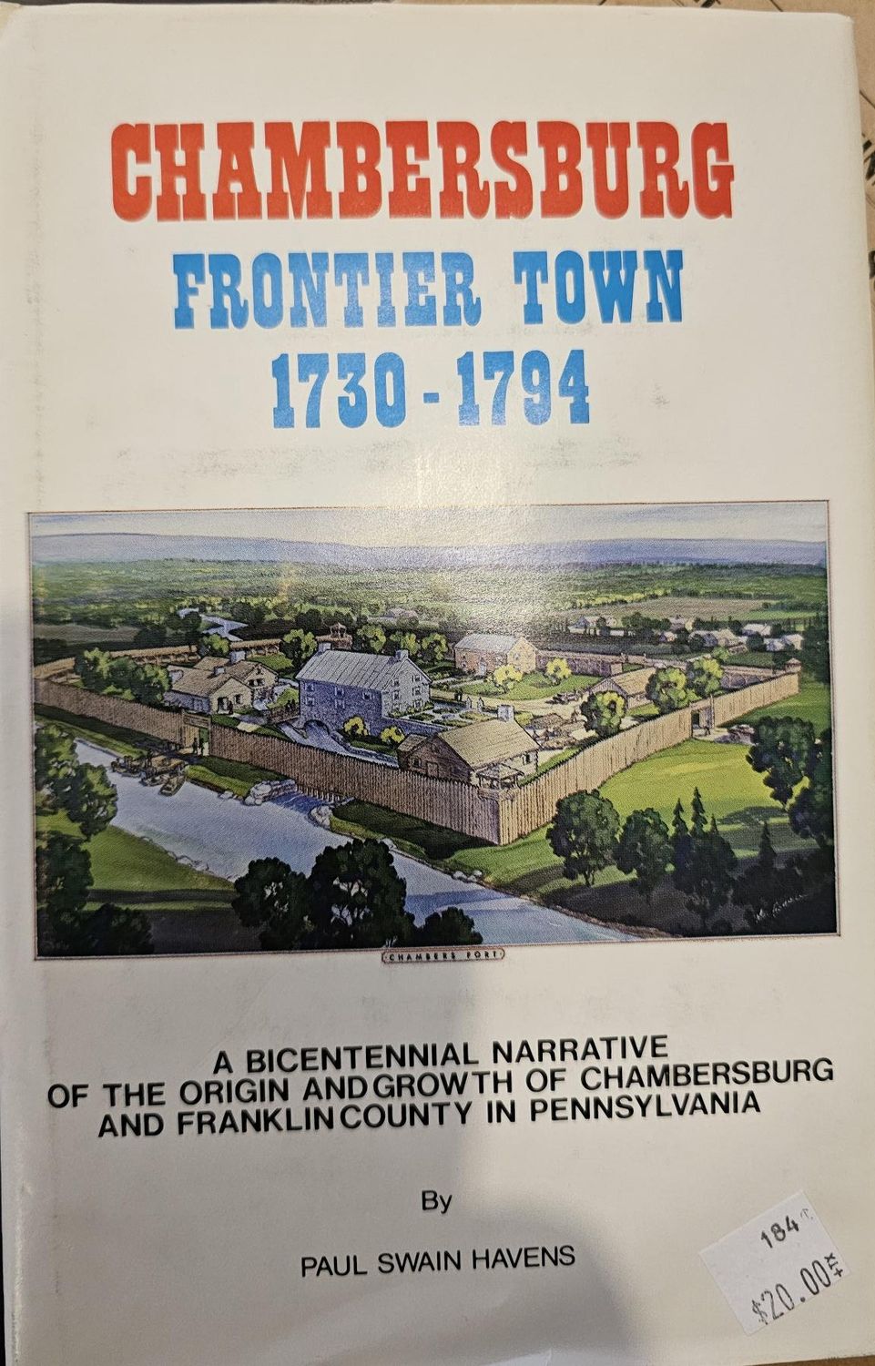 Chambersburg Frontier Town 1730 1794