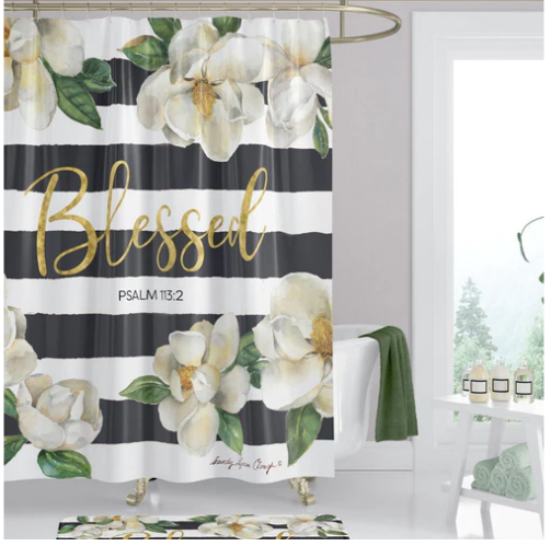 Blessed Magnolia Shower Curtain