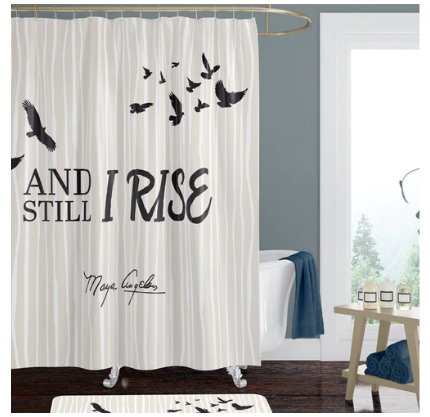 And Still I Rise Shower Curtain