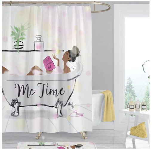 Me Time Shower Curtain
