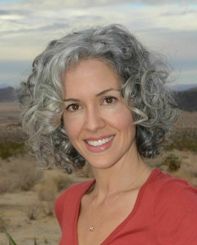 NATURAL Gray Hair Weft Bundle  Curly /Deep Curly