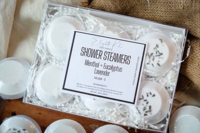 BATH BOMBS + SHOWER STEAMERS