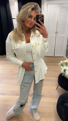 Sienna blouse/ blazer radical off white 