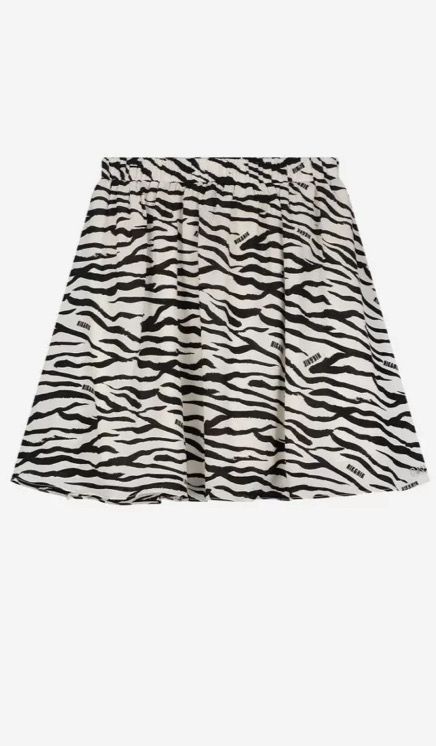 Nik&Nik girls Kenley skirt zebra zwart/ beige 