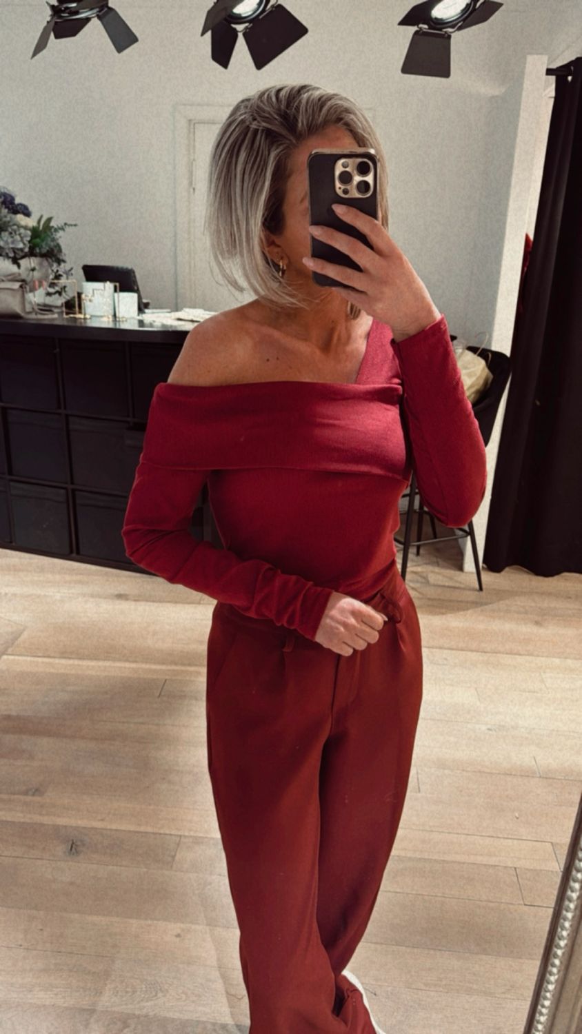 Lara top Bordeaux 