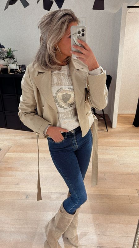 Nikkie Inola Jacket trenchcoat Cashew Nikkie Inola Jacket trenchcoat Cashew
