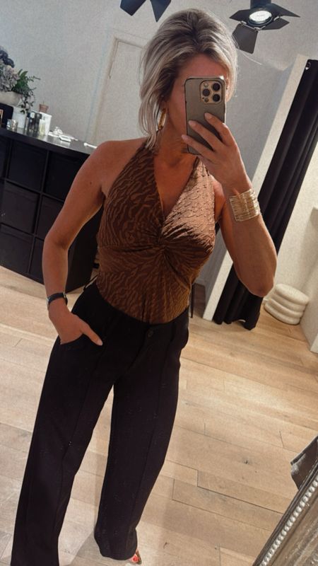 Halter top Coffee 