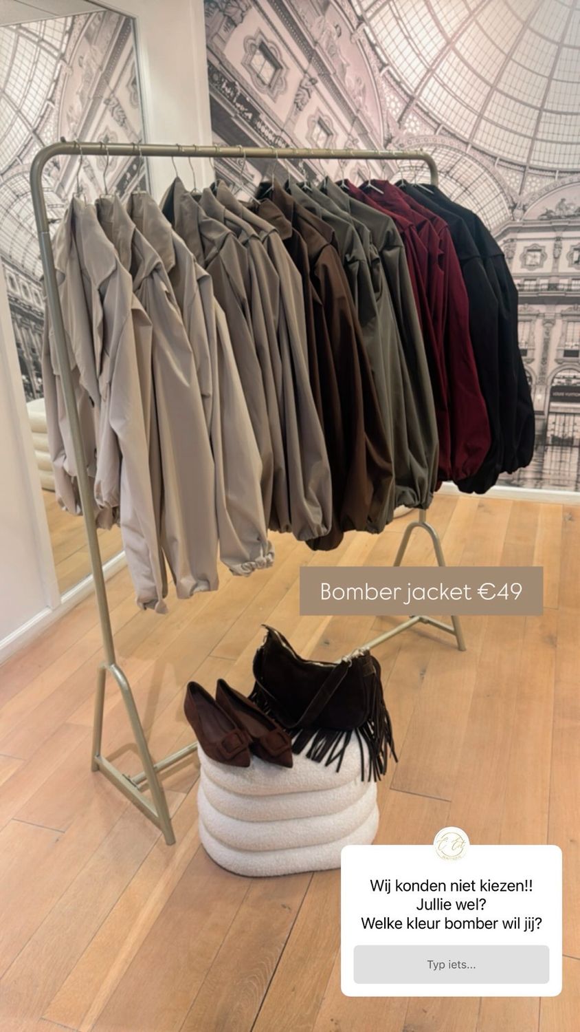 Bomber jacket taupe 