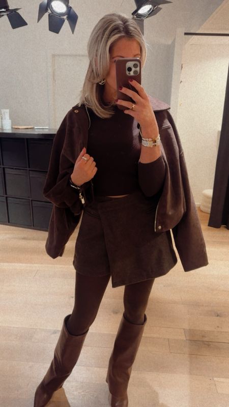 Filippa jacket suedine choco